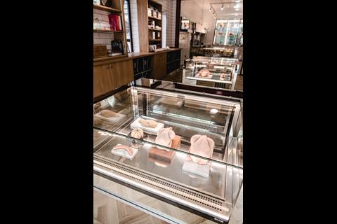Poultry and sausages in counter at Farmison & Co